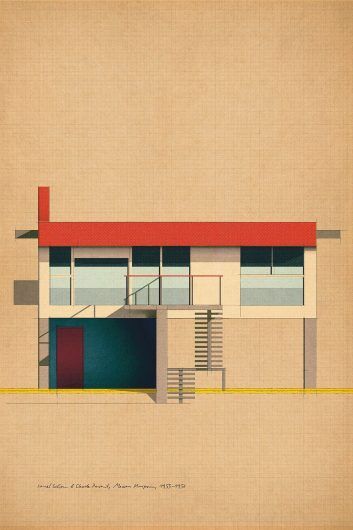 Modern Architecture Illustrations by Studio Sander Pateski ...